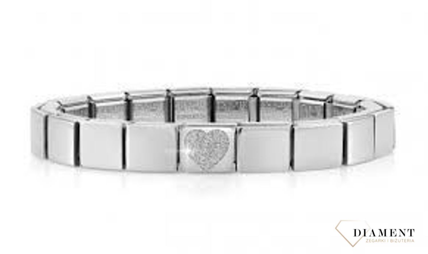 Bransoletka Composable Glam srebrna Serce 239101 07 to damska bransoletka Nomination z najnowszej kolekcji Composable GLAM✓ Biżuteria Nomination w Sklepie z Biżuterią zegarki-diament.pl✓ Piękne bransoletki  (4).jpg